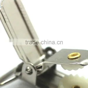 3/4" Stamping Steel Suspender Clip Without Plastic Teeth Inside for Garment, High Quality & Cheap Clip Without Plastic Teeth thumbnail-3
