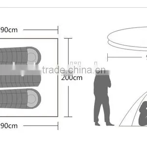 2016 New Outdoor 3-4 People Throw Automatic Tents Super Light Speed up Camping Tent thumbnail-5