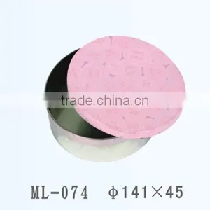 Round Decorative Tin Box for Confectionery thumbnail-2