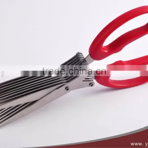 8" Herbs & Paper Shredder Scissors With 9 Blades thumbnail-1