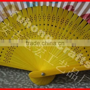 Anji Yuhong Factory Hand Paper Fan Wholesale for Promotion thumbnail-2