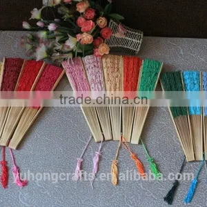 Black Color Lace Wedding Fan thumbnail-4