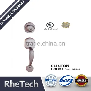ANSI Grade 2 Zinc Lever Handleset Door Handle Lock Set For Bedroom thumbnail-1