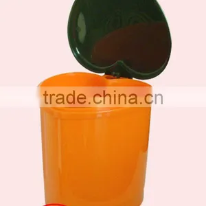 Heart-shaped Houseware Plastic Pedal Trash Bin thumbnail-3