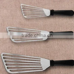 Types of Spatula Stainless Steel and Wooden Handle Mini Fish Spatula thumbnail-3