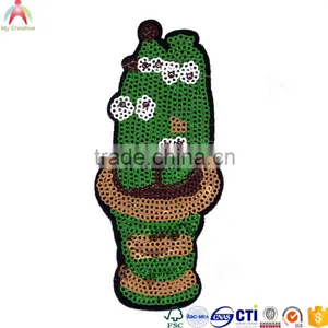 Wholesale Cactus Sequin Iron on Patches thumbnail-2