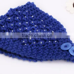 2015 Hot Sell Stock Crochet Head Wraps Crochet Knit Headwrap thumbnail-2