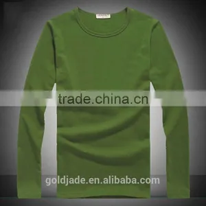 Customized Manufactorying 100% Cotton Long-sleeve T Shirt for Man thumbnail-1