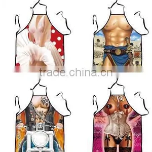 Sexy Apron Digital Printing/appeal/PARTY/personality/couples PARTY/household Apron thumbnail-1