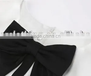 New Fashion Women's Clothing Best Price High Quantity With a Bowknot Embellish Tops thumbnail-4