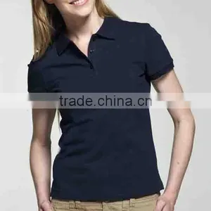 New Design Plain Blank Ladies Polo .custom Women Polo thumbnail-4