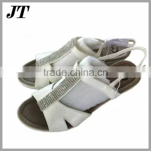 New Stock Lot Womens Shoes Low Price Ladies High Heel Wedges Sandals thumbnail-1