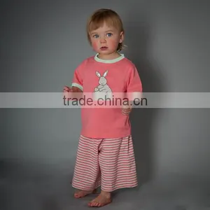 Childrens Pajamas Wholesale 100% Cotton Printed Kids Pajamas Set thumbnail-1