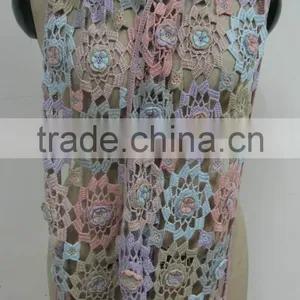 S9972 2014 New Design Shenzhen Crochet Scarf thumbnail-1