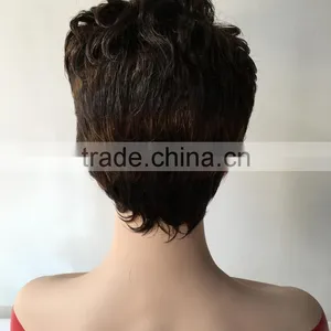 Top Quality Short Curly Afro Wigs For Black Women Deep Wave Wig For Female Model thumbnail-2