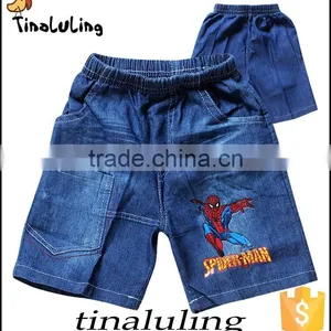 New Boys Spider Man Jeans Wholesale Summer Pants Shorts thumbnail-2