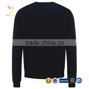 V Neck Mens Knitted Cashmere Cardigan Sweater thumbnail-4