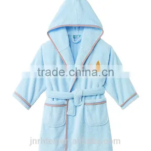 Unisex Cotton Custom Children Bathrobe Made in China thumbnail-1