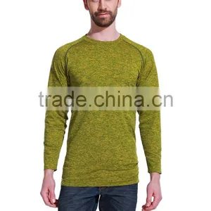 Seamless t Shirt With Long Sleeve High Quality OEM Gym t Shirt thumbnail-1