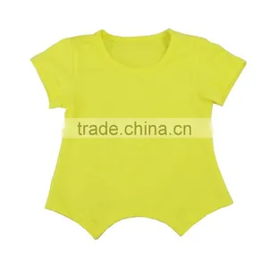 China Wholesale Children Sports Wear Lovely Cotton Rounded Bottom Kids Baseball Shirt thumbnail-4