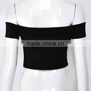 Fashion Women Top off Shoulder Nightclub Top thumbnail-5