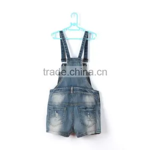 Wholesale Overall New Design Colorful Printing Kids Bib Pants New Style Fashion Girls Jeans thumbnail-2