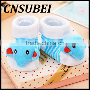 Wholesale Cute Cartoon Baby Anti-slip Socks Newborn Baby Three Dimensional Doll Cotton Tube Socks thumbnail-4