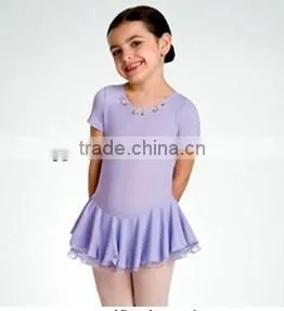 2014cute New Girls Practice Skirt Purple---hot Practice Skirted Leotard - Hot Kids Practice Dance Costume -children and Adults thumbnail-1