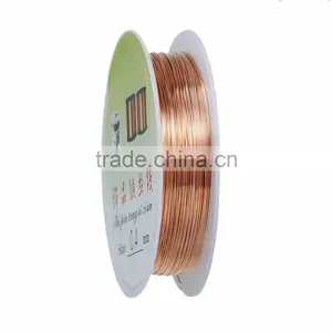 High Quality Round Rose Gold 0.8mm Copper Jewelry Making Beading Wire thumbnail-4