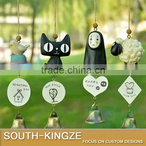 Sheep, Cat, Japanese Anime Character Resin Cute Cartoon Bell Wind Chime thumbnail-1