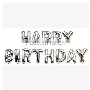 16 Inch Foil Balloon Happy Birthday Letter Balloon For Sale thumbnail-6