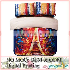 Custom Digital Transfer Printing Cotton 3D Bedding Set thumbnail-1