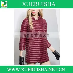 Custom Girls Winter Wholesale Down Jacket Made in China thumbnail-1