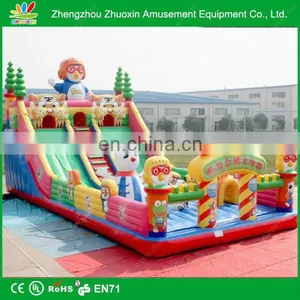 Commercial Kids Playing Pororo Inflatable Playground On Sale thumbnail-1