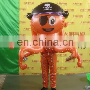 Customized Printed Backpack Inflatable Octopus Costume for Adults thumbnail-1