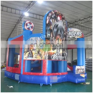 Cheap and New Design Commercial Inflatable Bouncy Jumping Castle With Water Slide for Sale for Kiids thumbnail-2