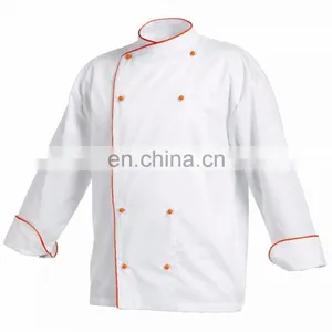 High Quality Custom Logo Printed Chef Coat thumbnail-2
