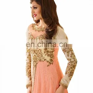 Urvashi Rautela Net Anarkali Suits 2017 / Latest Wedding And Engagement Occasion Wear Women Anarkali (anarkali Dresses) thumbnail-1