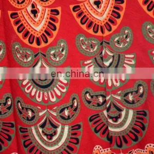 Wrap Around Skirt Peacock Printed Hippie Gypsy Women's Long Sarong Summer Hippie Beach Boho Cotton Wrap Around Skirt Dress thumbnail-4