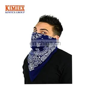 Large Bandanas Versatile Biker Rags | Classic Paisley thumbnail-3