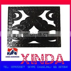 62 x 62mm Metal Label, Painted in Black With Superior Quality thumbnail-1