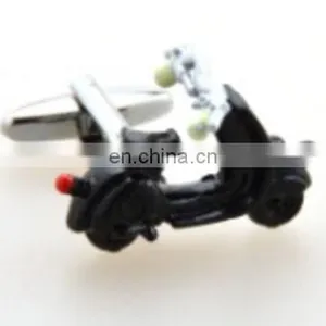2017 Hotsell Black Scooter Alloy Cufflinks,Charming Vespa Scooter Jewelry Cufflink With High Quality thumbnail-1