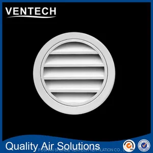 Building Internal Fixed Aluminium Louvre Air Ventilation Grille External Weather Ventilation Louver thumbnail-3