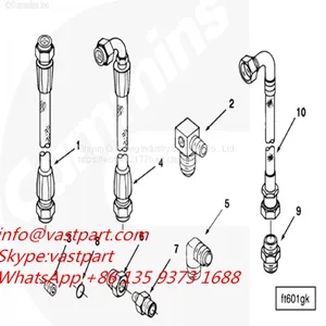 Cummins QSK50 Engine Flexible Hose 3175318 thumbnail-1
