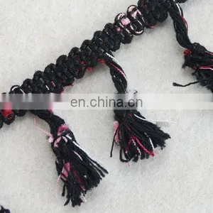 Top Fashion Multico Design Pompom Fringe Tassel Trim for Winter Season Garments thumbnail-4