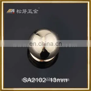 Custom Plated Screrw Rivets And Studs, Decorative Zinc Alloy Mushroom Head Shape Rivets For Bags thumbnail-1