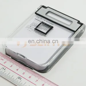 Transparent Acrylic Sticky Notes Box Creative Gifts Scratchpads With Phone Stand thumbnail-5