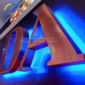 Titanium Plate Guidance Neon Signage Public Hospital Hanging Illuminated Light Box Sign thumbnail-5