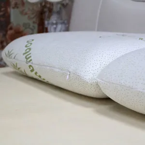 Amazon Golden Supplier Environmental Bamboo Memory Foam Pillow thumbnail-2