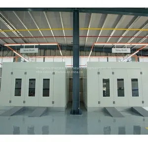Prefab Steel Structure Metal Buildings Car Shop Showroom Center Maintenance Center thumbnail-1